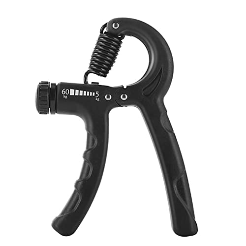ZXSXDSAX Grip Trainer 5-60Kg Adjustable Heavy Gripper Fitness Hand Exerciser Grip Wrist Training Increase Strength Spring Finger Pinch Carpal Expander(Dark Gray) von ZXSXDSAX