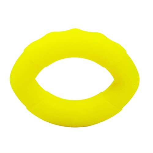 ZXSXDSAX Grip Trainer Hand Trainer Carpal Expander Grip Antistress Olive Type Gripper Gripping Ring Finger Arm Training Gym Fitness Exercise Equipment(Yellow) von ZXSXDSAX