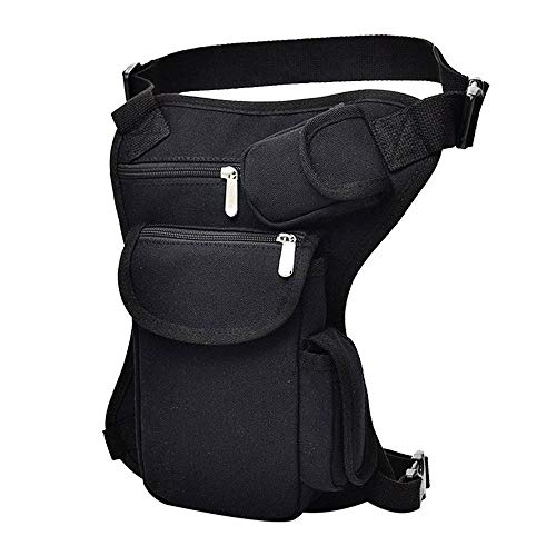 ZXSXDSAX Gürteltasche Mann-Segeltuch-Tropfen-Bein-Beutel Taille Casual Pack Gurt-Hüfte-Bum Reisetaschen Radfahren Tactical Bag(3) von ZXSXDSAX