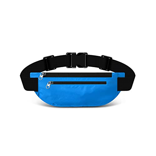 ZXSXDSAX Gürteltasche Mode Nylon Sportlauf Laufen Taille Tasche Handy Taille Tasche Outdoor wasserdichte Körpertasche(Blue) von ZXSXDSAX