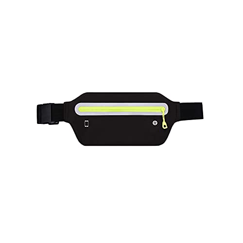 ZXSXDSAX Gürteltasche Outdoor-Sport-Taille-Tasche, fließendes wasserdichtes und reflektierendes, multifunktionales eng anliegendes ultradünnes Fitness-Taille(Black) von ZXSXDSAX