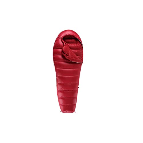ZXSXDSAX Schlafsäcke Blaue/rote Mama-Spleißen Einzelne Ultra-leichte wasserdichte Gänse-Daunen-Winterschlafsack(Red L Upgrade) von ZXSXDSAX