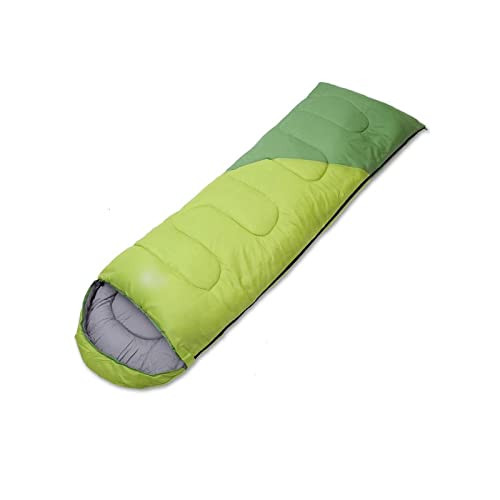 ZXSXDSAX Schlafsäcke Camping Sleeping Bag Waterproof Envelope Travel Sleeping Bags Splicing Multi-Purpose Hiking Trekking Sleeping Bags(Green) von ZXSXDSAX