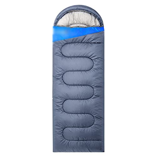 ZXSXDSAX Schlafsäcke Envelope Sleeping Bag Camping Hiking Traveling 190 * 75cm Adult Outdoor Mini Walking Beach Sleeping Bag Travel Sack(Gray 1.0KG) von ZXSXDSAX