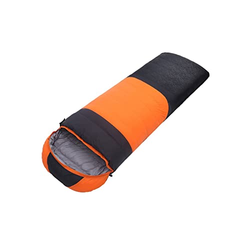 ZXSXDSAX Schlafsäcke The Spring and Autumn Thickened Adult Outdoor Camping Sleeping Bag Can Be Spliced Indoor Sleeping Bag(Yellow) von ZXSXDSAX