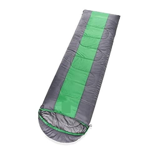 ZXSXDSAX Schlafsäcke Verdickte Outdoor-Schlafsäcke können gespleißt Werden, Frühlings- und Herbst-Siesta-Schlafsäcke erweiterten Campingausrüstung(Light Green) von ZXSXDSAX