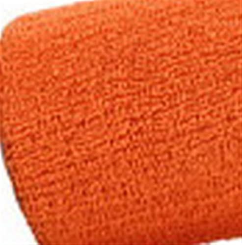 ZXSXDSAX Schweißbänder Wrist Sweatband Tennis Sport Wristband Volleyball Gym Wrist Brace Support Sweat Band Towel Bracelet Protector 8/11 /15 cm(Orange,15 cm Length) von ZXSXDSAX