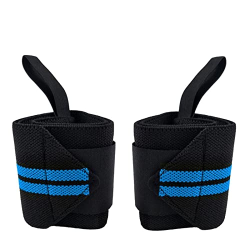 ZXSXDSAX Schweißbänder Wrist Wtrap Adjustable Wrist Protector Brace Wristband Hand Dispense Hug Support Weight Professional Sports Protection(Blue) von ZXSXDSAX