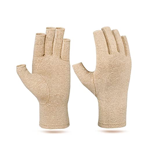 ZXSXDSAX Schweißbänder Wrist Wtrap Anti-Arthritis Treatment Compression and Pain Relief Joints Warm Winter Glove(Khaki,L) von ZXSXDSAX