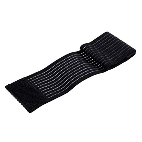 ZXSXDSAX Schweißbänder Wrist Wtrap Elastic Palm Wrap Wrist Hand Brace Support Sleeve Band Sports Gym Traning Guard Wrist Support(Black) von ZXSXDSAX