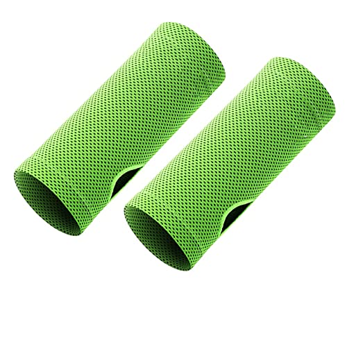 ZXSXDSAX Schweißbänder Wrist Wtrap Silk Cooling Non-Slip Wristband Sweat-Absorbent Wrist Brace for Sport Cycling Running Basketball Tennis(Green,M) von ZXSXDSAX