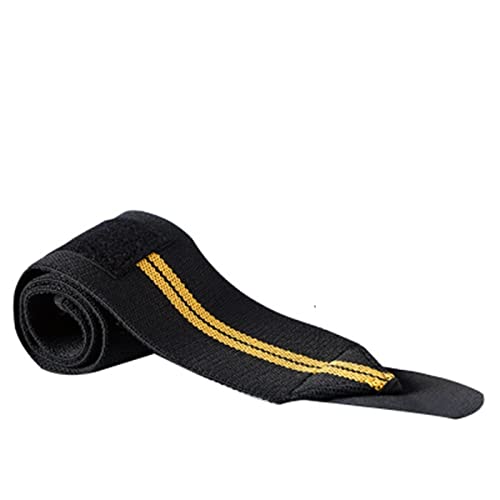 ZXSXDSAX Schweißbänder Wristband Elastic Wrist Wraps Bandages for Weightlifting Powerlifting Breathable Wrist Support(Yellow) von ZXSXDSAX