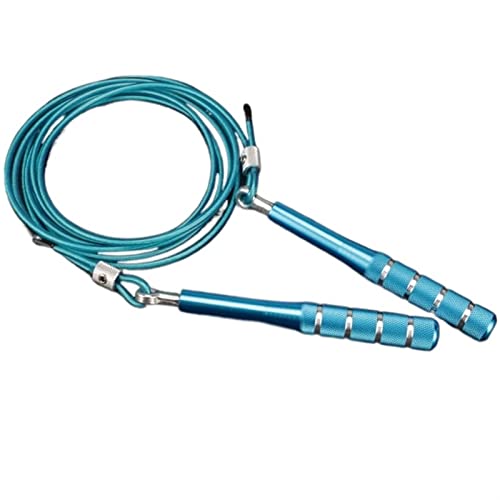 ZXSXDSAX Springseil Home Weight Loss Fitness Adjustable Jump Rope Skid - Proof Sweat - Absorbing Tasteless Jump Rope Gym Fat Burning Exercise(Blue) von ZXSXDSAX