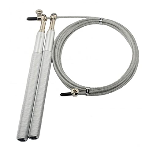ZXSXDSAX Springseil Jump Ropes Speed Adjustable Jump Rope Skipping Cord For Fitness Skip Training Portable Fitness Equipment(Silver) von ZXSXDSAX