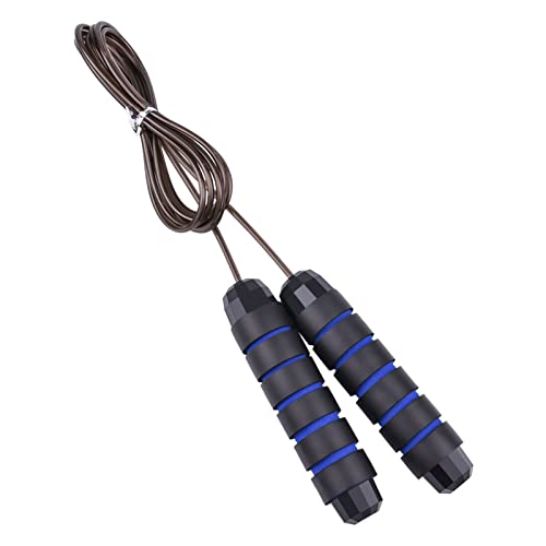 ZXSXDSAX Springseil Skipping Rope Speed Weighted Jump Rope Workout Training Gear Adjustable Steel Wire Home Gym Fitness Boxing Equipment(Blue) von ZXSXDSAX