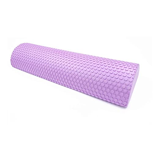 ZXSXDSAX Yoga-Block 30-45cm Half Round EVA Massage Foam Roller Yoga Fitness Equipment Balance Pad Yoga Blocks With Massage Floating Point(45X15cm purple) von ZXSXDSAX