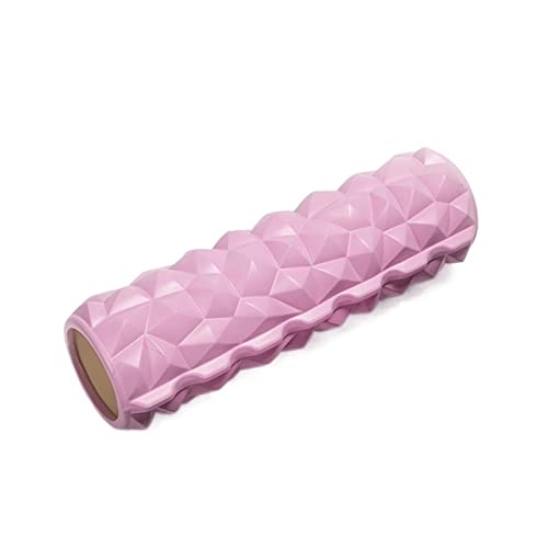 ZXSXDSAX Yoga-Block Schaumachse Anfänger Muskel Entspannung Massage Achsen Mace Club Fitness Roller Yoga Säulen Yoga Schaumwalze(Pink) von ZXSXDSAX