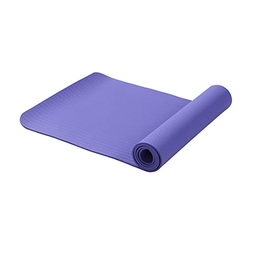 ZXSXDSAX Yogamatte Rutschfeste Yoga-Matte Fitness Pilates Mat Gym Workout Übung Matte Matte mit Yoga Bag Yoga Strap(Violet) von ZXSXDSAX