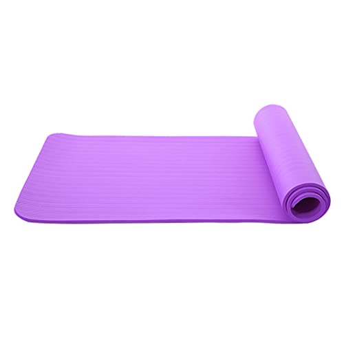 ZXSXDSAX Yogamatte Yoga Mat Thick Non Slip Folding Yoga Mat with Position Line Gym Soft Pilates Carpet for Body Building(Purple) von ZXSXDSAX