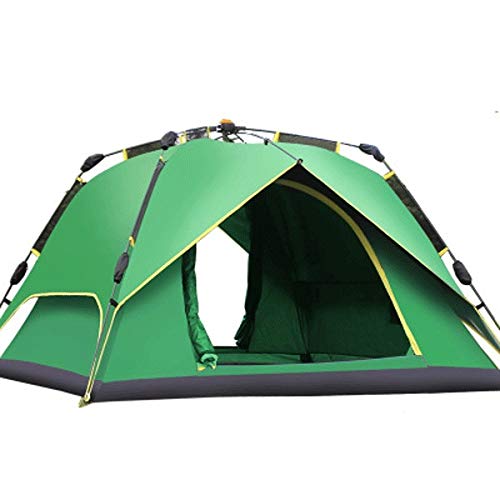 ZXSXDSAX Zelte 3 Personen Zelte for Camping, Backpacking Sofortschnell Zelt Easy Set Up, Portable 3 Person Trapezoid Zelt for Wandern & Bergaußen Kabine Zelt mit Instant-Setup-Kabine Zelt for Camping von ZXSXDSAX