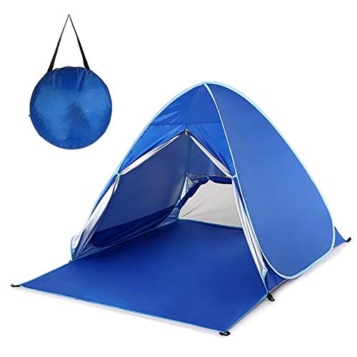 ZXSXDSAX Zelte Automatische Zelt UV-Schutz Outdoor-Camping-Zelt Instant-Pop-Up-Strand-Zelt Leicht Sun Shelter Zelte Cabana Markise(Deep Blue) von ZXSXDSAX