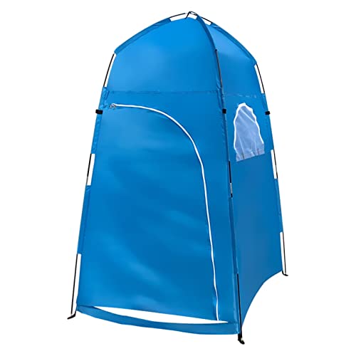 ZXSXDSAX Zelte Portable Outdoor Camping Tent Shower Tent Bath Changing Fitting Room Tent Shelter Camping Beach Privacy Toilet Camping Tent(Blue) von ZXSXDSAX