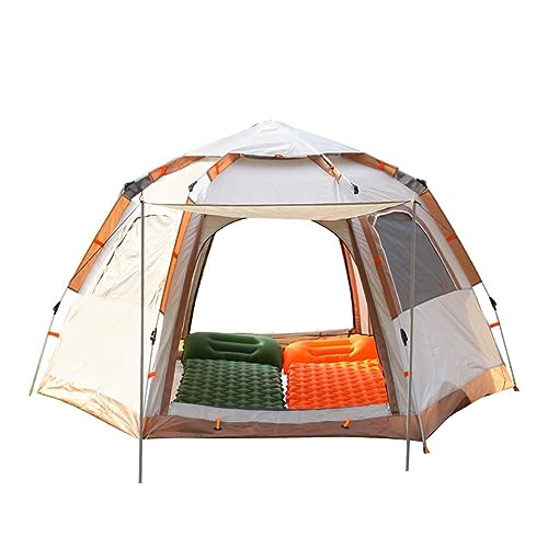 ZXSXDSAX Zelte Tent Double Layer Large Camping Family Outdoor Recreation Party Tents Beach Tent von ZXSXDSAX