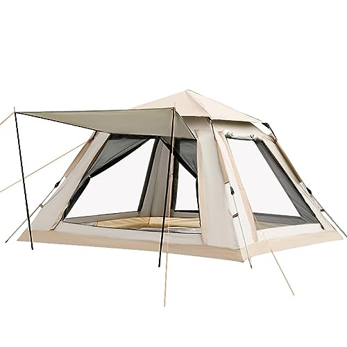 ZXSXDSAX Zelte Tent Waterproof Camping Tent Family Outdoor Instant Setup Tent with Carring Bag von ZXSXDSAX