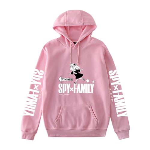 ZXZUCVE Spy X Familie Rundhalsausschnitt Herren Sweatshirts Hoodie Japan Anime Girl Anya Forger Pullover Harajuku Neue Dämon Sayler Kleidung Moletom-color05||S von ZXZUCVE