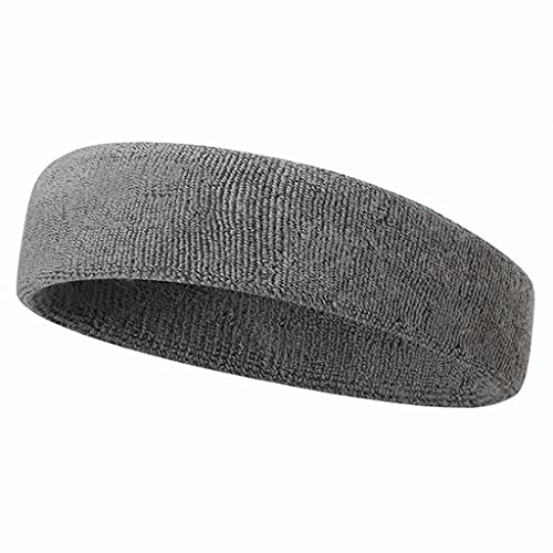 Unisex-Stirnband, elastische Baumwolle, Sport-Stirnbänder für Fitnessstudio, Laufen, Outdoor, Basketball, Übungszubehör von ZYHARUKO