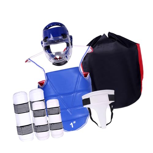 ZYKEJJDDAK Kickboxing Schild Oberkörper Bauchrippen Schutzpads Set Taekwondo Boxing Chest Guard Body Protector Rüstung von ZYKEJJDDAK