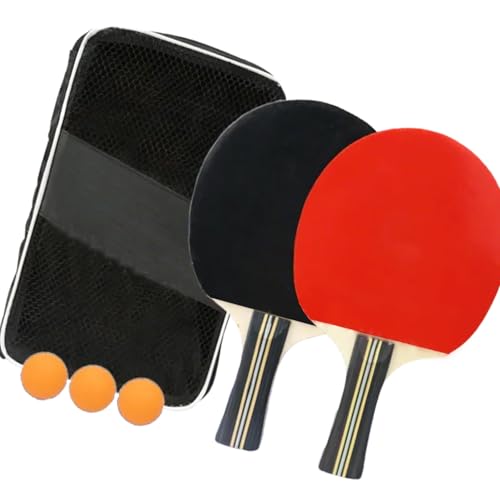 ZYKEJJDDAK Pingpong Paddel Set Tischtennis Ausrüstung Für Anfänger Professionelle Tischtennis Schläger Tischtennis Schläger Mit Tasche Set von ZYKEJJDDAK