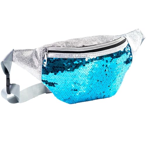 Bauchtasche Gürteltasche Damen Herren Hüfttasche Sport Wasserdicht Stylisch Fanny Pack Unisex für Outdoor Reise Wandern Reisen Urlaub Party Festival von ZYLDK