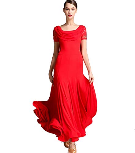 ZYLL Modernes Tanzkleid für Frauen,Modern Dance Gesellschaftstanz Kleid Damen Standard Kleid für,B,S von ZYLL