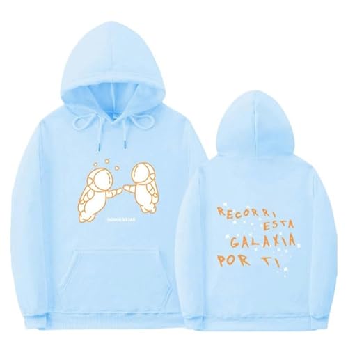 ZYLXDM Kapuzenpullover Herren Modedruck Doppelte Kapuze Lose Sweatshirt Für Männer Und Frauen Lässig Sport Sweatshirt-Sky Blue-1-M von ZYLXDM