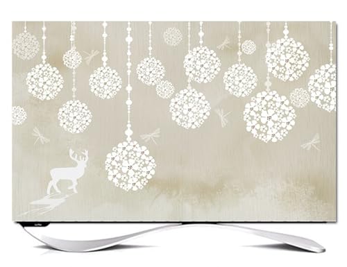 32-80 Zoll Universal-TV-Abdeckung, Staubdichtes Tuch Für TV-Abdeckung, Staubdichter TV-Bildschirmschutz, Indoor-Display-Abdeckung, TV-Staubschutz Hülle Bezug Für Fernsehen A9,55inch von ZYREHAW