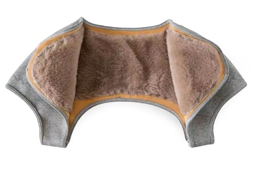 Schulterwärmer, Warmer Schulterumhang, Plüsch Warme Schulter Schulterbandage Doppelte Schulterwärmer Pad Neck Schulterweste, Schulterweste Winter Thermo Schulterbandage A,XL von ZYREHAW