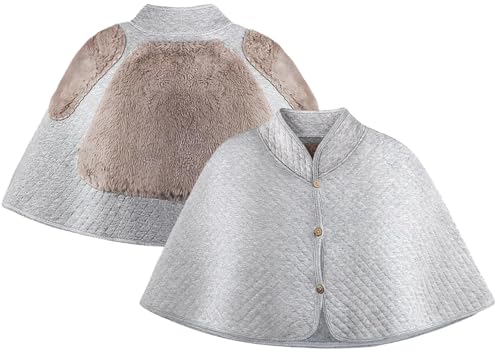 Schulterwärmer Ärmellose Schulterpolster Winter Schulterschutz Schlafweste Plüschfutter Warm Damen Herren Schulterbandage Nackenwärmer Schulterstütze Weste Zum Schlafen A von ZYREHAW