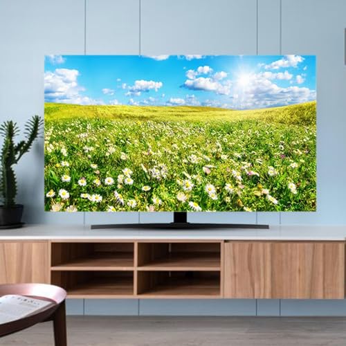 Schutzhülle Fernseher Outdoor TV-Abdeckung Staubschutztuch 32-80 Zoll Haushalt Hängender Desktop Gebogener TV Universal Für Flache/Gekrümmte TV-Bildschirme I,49-52in von ZYREHAW