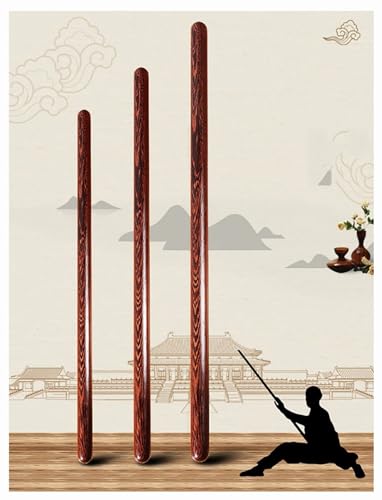 Tai Chi Lineal Stick, Kampfkunst Tai Chi Stick, Traditionelle Chinesische Tai Chi Ruler, Massivholz Qigong Kung Fu Trainingsgerät Für Kampfsport, Stärkung des Körpers Stab 100 * 2.8cm von ZYREHAW