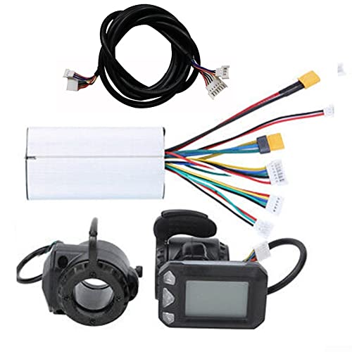 ZYWUOY 5,5" Kohlefaser Elektroroller Fahrrad 24/36V Controller LCD Monitor Bremse Set - Elektronische Bremse, Null Start - Schwarz ZYWUOY 5,5" Kohlefaser Elektroroller Fahrrad 24/36V Controller LCD Monitor Bremse Set - Elektronische Bremse, Null Start - Schwarz von ZYWUOY