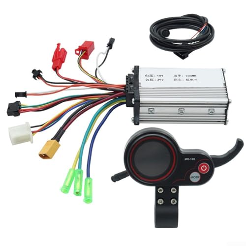 Elektroroller-Controller-Set, 500 W, 36 V/48 V, Motorsteuerung mit LCD-Display für Kugoo-Elektroroller (48 V) von ZYWUOY