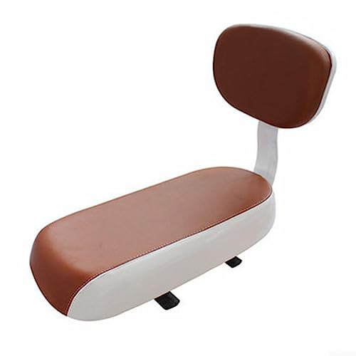 Fahrrad Rücksitzkissen, Fahrrad Hinten Sattel BicycleSeat Kinder Sicherheit Träger Set, Braun Sattel Fahrrad Rücksitzkissen, Fahrrad Hinten Sattel BicycleSeat Kinder Sicherheit Träger Set, Braun Sattel von ZYWUOY
