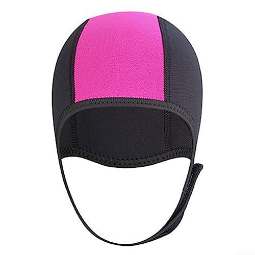 Tauchkappe aus Neopren, perfekt zum Schwimmen, Schnorcheln und Surfen, mit komfortablem Tragekomfort (Rosa) von ZYWUOY