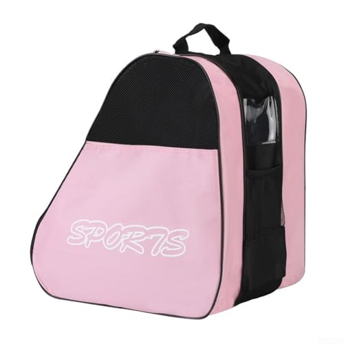 ZYWUOY Benutzerfreundliche Schlittschuhtasche mit verdickten Griffen und verstellbaren Riemenoptionen (Rosa) von ZYWUOY