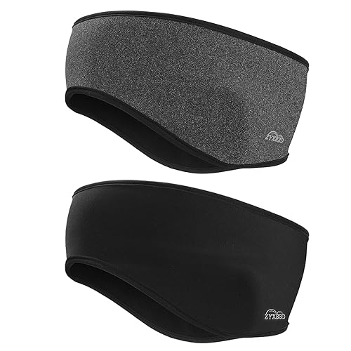 Fleece Ohrenwärmer Stirnband - Doppelschicht Winddichtes Warmes Winter Sport Stirnbänd Ohrenschutz Headband für Laufen, Jogging, Wandern, Yoga, Skifahren, Radfahren 2 Stück Fleece Ohrenwärmer Stirnband - Doppelschicht Winddichtes Warmes Winter Sport Stirnbänd Ohrenschutz Headband für Laufen, Jogging, Wandern, Yoga, Skifahren, Radfahren 2 Stück von ZYXBBD