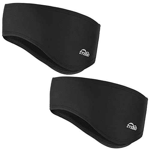 Sport Stirnband Ohrenwärmer Haarband für Damen und Herren-Frühling/Herbst/Winter Fleece Ohrenschützer Stirnbänder Windstopper für Joggen Laufen Wandern Fahrrad und Motorrad Fahren 2er Schwarz Sport Stirnband Ohrenwärmer Haarband für Damen und Herren-Frühling/Herbst/Winter Fleece Ohrenschützer Stirnbänder Windstopper für Joggen Laufen Wandern Fahrrad und Motorrad Fahren 2er Schwarz von ZYXBBD