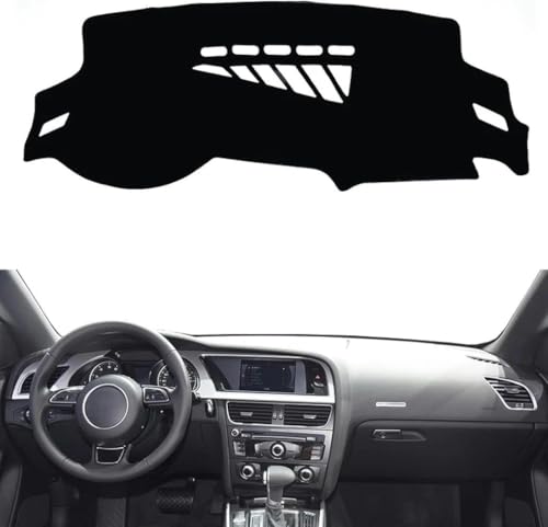 ZZHMAZ Auto Armaturenbrett Abdeckung für Audi A5 B8 2008-2016 Dashboard Cover Schutzschild Interior Car Styling ZubehöR von ZZHMAZ