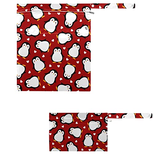ZZXXB Wasserdichte Tasche mit Pinguin-Motiv, wasserdicht, wiederverwendbar, mit Reißverschlusstasche für Reisen, Strand, Pool, Fitnessstudio, Yoga, Badeanzug, Toilettenartikel ZZXXB Wasserdichte Tasche mit Pinguin-Motiv, wasserdicht, wiederverwendbar, mit Reißverschlusstasche für Reisen, Strand, Pool, Fitnessstudio, Yoga, Badeanzug, Toilettenartikel von ZZXXB