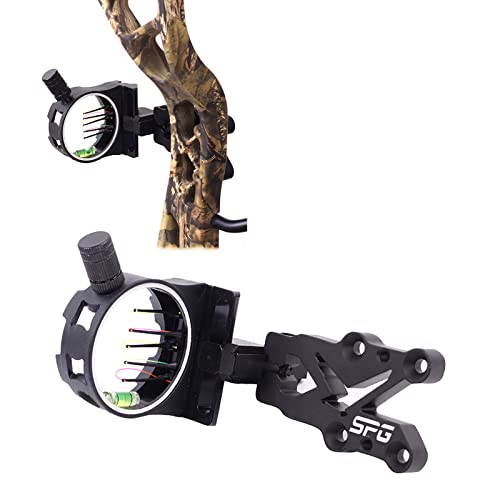 Bogen Visier 5 Pin Micro Einstellbar Bogenvisier Jagdvisier mit Bogen Viesier Licht Compoundbogen Anblick Bogensport Zubehör Bogen Visier 5 Pin Micro Einstellbar Bogenvisier Jagdvisier mit Bogen Viesier Licht Compoundbogen Anblick Bogensport Zubehör von ZZYB